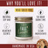 Fall Candles - 'Fall Leaves' Scented Candle with Autumn Leaves, Clove & Musk, Essential Oils, 9oz Jar, 50Hr Burn, Made