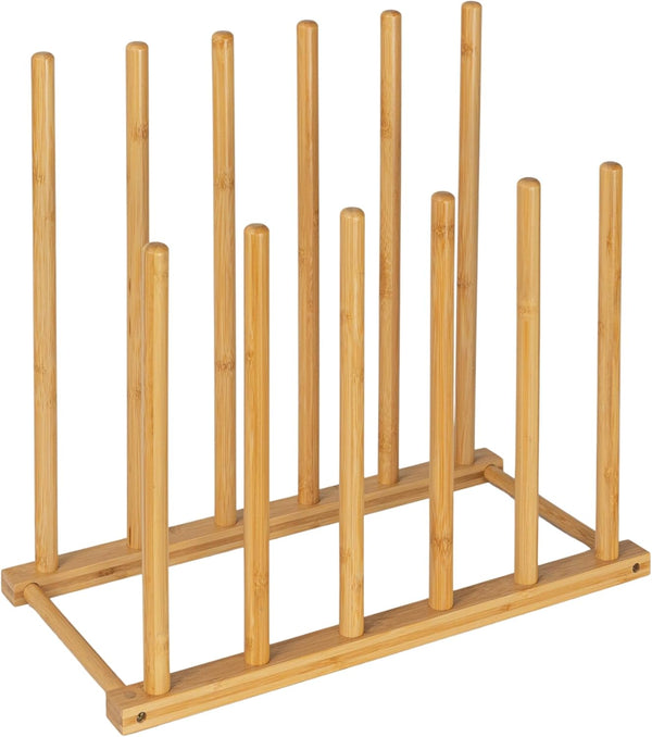 Bamboo 6 Pair Boot Rack, Natural