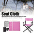Director Chair Cover - Durable Wear Resistant Canvas Chair Seat for Office, Rose Red