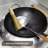 4 Pack 12 Inches Bamboo Wok Brush Cleaning Whisk, Kitchen Scrub Brush and Pot Scraper for Cooking Utensils