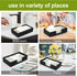 Black Wooden Napkin Holder, Guest Towels Holder for Bathroom, Modern Kitchen Napkin Holder for Table Countertop Paper