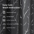 BUHUA Blackout Curtains for Bedroom, 63 Inch Length Thermal Insulated Grommet Top Curtains, 2 Panels, Dark Grey