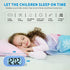 Snooze Plumeet Kids Alarm Clock Large Digital LCD Travel Alarm Clocks with and Night Light - Ascending Sound