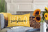 4TH Emotion Hello Sunshine Pillow Cover, Farmhouse Yellow Lumbar Cushion Case, 12x20 Inches
