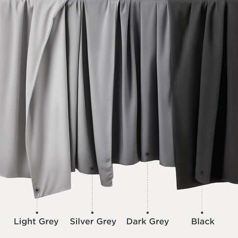 Bedsure Queen Size Cooling Pillow Cases Set of 2, Dark Grey, Rayon Derived from Bamboo, 20x30 Inches, Envelope Closure