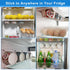 4 3.75 inch, 1 Pack Yogurt Organizer for Fridge, Yogurt Holder for Refrigerator Greek and Vegan Yogurt Organizer Slider