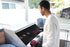 J H Heat Resistant Oven Glove: EN407 Certified 932 °F, Silicone Coating, Oven Mitts for Cooking, Grilling, Camping