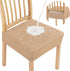 Smiry Waterproof Seat Covers for Dining Room Chairs Set of 2, Stretch