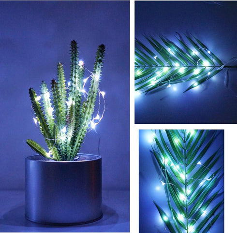 24 Pack 6.6ft 20 LED Mini String Lights - Silver Wire Starry Lights for DIY Wedding, Party, Festival, Halloween