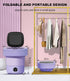 Mini Washing Machine 11L, Portable Washer with 3 Modes for Deep Cleaning Underwear, Baby Clothes, Travel