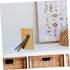ADOCARN 10pcs Photo Frame Stand, Easel Back Support for Desktop Display, Plastic Crystal Kickstand
