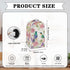 Floral Hummingbird Print Blender Covers for Kitchen, Anti-Fingerprint Polyester Dust Proof Covers