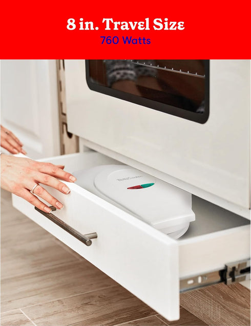 Pizza Maker Plus, Indoor Electric Grill, Nonstick Griddle Pan for Pizzas, Quesadillas, Tortillas, Nachos and More