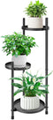 3-Tier Metal Plant Stand for Indoor & Outdoor, Heavy Duty Corner Flower