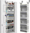 Over The Door Hanging Organizer, 5-Shelves and 10 Side Pockets for Bathroom and Bedroom Storage
