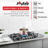 Joyfair 2 Quart Stainless Steel Saucepan with Glass Lid, Heavy Gauge Metal for Cooking, Boiling, Stewing