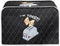 Cartoon Toaster Pattern Toaster Dust Cover Kitchen Oven Cover with Top Handle, Portable & Foldable Bread Toaster Cover