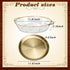 6 Set 11.8" Baderke Chilled Serving Tray for Parties with Compartments Ice Chilled Party Platter Charcuterie Serving
