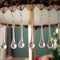 H&D 20pcs Hanging Chandelier Crystal Teardrop Prism Accent Rainbow Suncatcher Christmas Tree