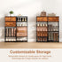 6 2 20-24 Closet Shoe Rack, Tier Shoe Rack Organizer with Large Drawers, Shoe Storage for Pairs, Sturdy Metal Shoe