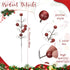 zsccxq 24 Pcs Christmas Tree Decoration Artificial Berry Stems Branches, Christmas Faux Holly Colorful Berries Branches
