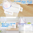 TBMax Rice Storage Container - 5 Lbs Flour Container with Measuring Cup, Airtight Dry Food Bin for Kitchen Pantry