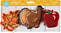 R&M Harvest Thanksgiving Cookie Cutter 3 Piece Gift Set, Includes Fall Leaf, Turkey, Apple