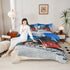 Sets 3D Set Sets 2 Erosebridal Train Comforter Full Size,Boys Steam Engine Bedding Rail Vehicles Duvet for Kids