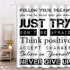 Emvency Inspirational Shower Curtain - Positive Quotes for Kids Boys, Waterproof Polyester Fabric 72 x 72 inches