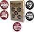 Funny Wine Stoppers Set of 5, Silicone Wine Bottle Stopper with Gift Box, Cute Christmas Gift