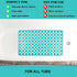 30 17 inch Bath Mat for Tub, x Non Slip Bathtub Mat Machine Washable Shower Mat with Suction Cups, Quick Drain Bathtub