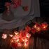 6.6 20 Mudder ft LEDs Flower String Lights Fairy Cherry Blossom String Lights Wire Battery Powered for Valentine