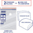 Hefty Shrink-Pak Vacuum Storage Bags, Space Saver for Under Bed, Clothing and Comforter Storage, 3 Jumbo Bags