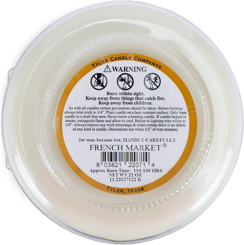 TYLER French Market Scented Candle, 11 oz, 2 Wick