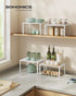 Set 4 Counter UKCS027W01 SONGMICS Cabinet Organizer Shelf, of Kitchen Shelves, Kitchen Storage, Spice Rack, Stackable