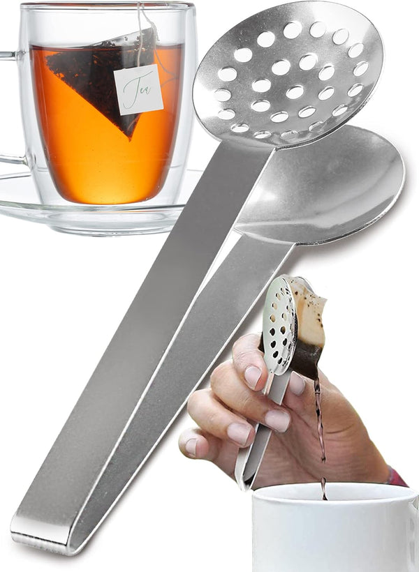 Orblue Stainless Steel Long Handled Tea Strainers (1-Pack)