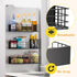 4-Pack Ofiray-home Magnetic Fridge Shelf, Metal Strong Magnet Rack, Space Saving Spice Organizer, Utensil Holder, Fruit