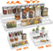 Expandable Spice Rack Organizer - 3 Tier Adjustable Cabinet Spice Organizer for Easy Visibility, White