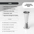 A Bar Above Premium Japanese Jigger, 8 Precise Measurement Markings, Heavy Duty 304 Stainless Steel