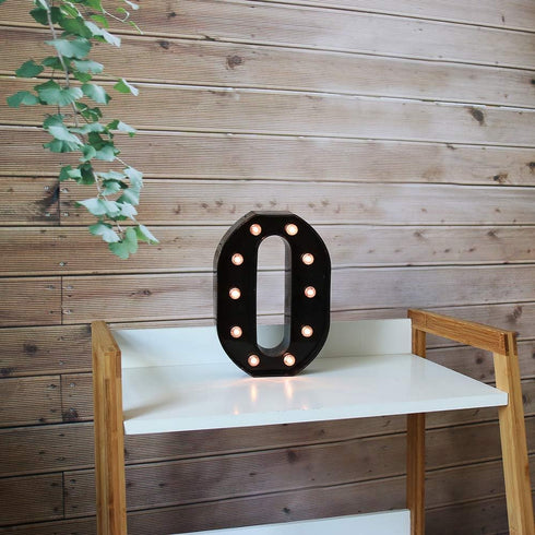 Light Up Black Alphabet Marquee Letters Sign, LED Marquee Number Lights for Night Light Home Bar Christmas Lamp