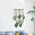 MSFENG Wall Hanging Decor Leaves Tapestry Boho Wall Decor Woven Feather Handmade Yarn Tassels Woven Wall Art