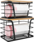 TIDIIABODE 2 Pack Stackable Storage Laundry Kitchen Organizers, Wall Mount Trash Bag