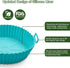 3 Pack Air Fryer Silicone Liners, 8 Inch Reusable Food Grade Basket Liners, Oven Liner Baking Tray Accessories
