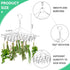 4 Bokon Pcs Hanging Drying Rack for Herb Macrame Flower with Stainless Clip Dryer Hook for Drying Herb Air Plants