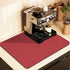 Coffee Mat for Countertops, Coffee Bar Accessories Fit Under Coffee Maker, Absorbent Rubber Mat for Kitchen Counter