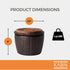 Set KABIN Spice Mill - Spice Grinder Manual Pepper Mill - Durable Cast Iron Mortar and Pestle Herb Crusher - Hand