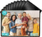 Magnetic Picture Frame, 10 Pack - Reusable 4"x6" Magnetic Photo Frames with White Border for Home & Office