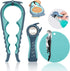 Jar Opener for Weak Hands, 5 in 1 Multi Function Lid Opener for Arthritic Hands, Blue