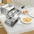 MZTOGR 9 Settings, 2 1 Pasta Maker Machine with Adjustable Thickness in Noodle Maker Includes Pasta Cutter, Ravioli