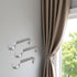 IHRDNNR Adjustable Curtain Rod Holders, Heavy Duty Silver Brackets for 7/8 or 1 Inch Rods, Set of 3